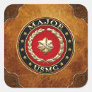 Search for military insignia 3d stickers Us marine major 3d