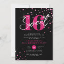 Search for pink and black invitations Chic