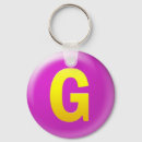 Search for letter g key rings Alphabet