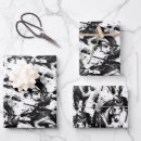 Search for spirit wrapping paper Black and white
