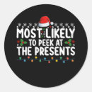 Search for christmas no peeking stickers Xmas