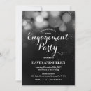 Search for silver engagement party invitations Elegant