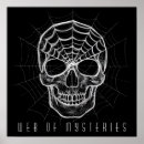 Search for black and white halloween posters Skeleton