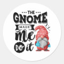 Search for gnomie stickers Party