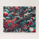 Search for rock music puzzles Illustration