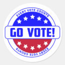Search for your vote counts stickers Voting