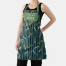 Search for forest green aprons Retro