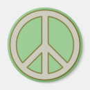 Search for peace sign magnets No war