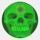 Search for irish skull stickers Shamrocks
