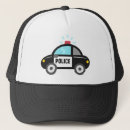 Search for boys car hats Police