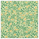 Search for yellow roses fabric Vintage