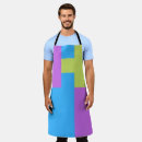 Search for bold pink aprons Blue