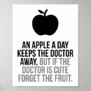 Search for an apple a day posters Motivational