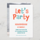 Search for kids party invitations Pastel