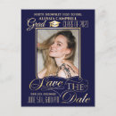 Search for save the date graduation postcards Elegant