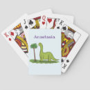 Search for dinosaur playing cards Prehistoric