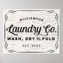 Search for laundry signs Rustic
