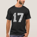 Search for number 17 tshirts Lucky