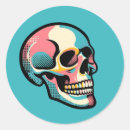 Search for colourful skull stickers Skeleton