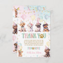 Search for dog thank you cards Whimsical