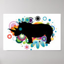 Search for rhinos posters Black