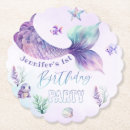 Search for mermaid coasters Mermaid birthday party