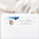 Search for balloon return address labels Teddy bear