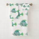 Search for fish bath towels Watercolor
