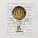 Search for hot air balloon postcards Flower leaves