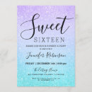 Search for daughter sweet 16 invitations Glitter