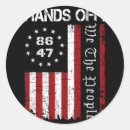 Search for hands off stickers Anti fascist
