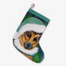 Search for german shepherd christmas stockings Santa