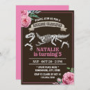 Search for dinosaur bones invitations Fossil