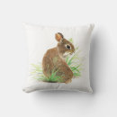 Search for bunny rabbit cushions Watercolor