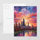 Search for us cities postcards Chicago