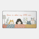 Search for felines mousepads Crazy cat lady