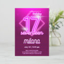 Search for neon glow disco birthday invitations Teen
