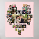 Search for heart shaped collage posters Family photo collage