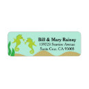 Search for sea horse return address labels Cute
