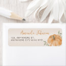 Search for harvest return address labels Rustic