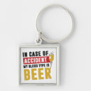 Search for blood type key rings Humour