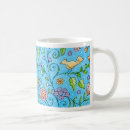 Search for happy bird mugs Illustration