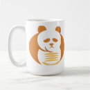 Search for panda drinking mugs Orange