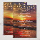 Search for beach sunset wedding invitations Tropical