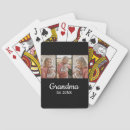 Search for grandma playing cards Script typography