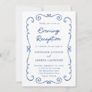 Search for evening wedding reception invitations Elegant