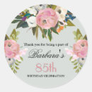 Search for 85th birthday party stickers For her