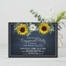 Search for sunflowers engagement party invitations Barn wood
