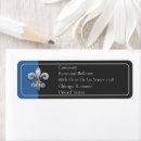 Search for fleur de lis return address labels France