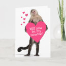 Search for monkey valentines day cards Heart